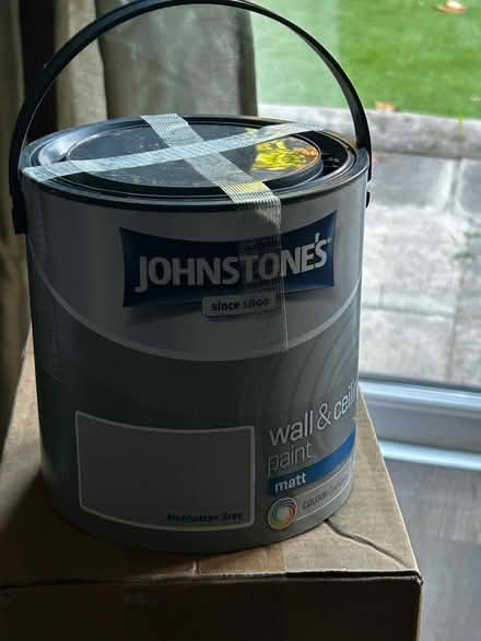 Photo of free 2.5 Litre of Manhattan Grey Wall and Ceiling Paint (East Croydon CR0) #1