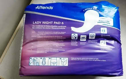 Photo of free Night time incontinence pads (Grayrigg LA8) #1