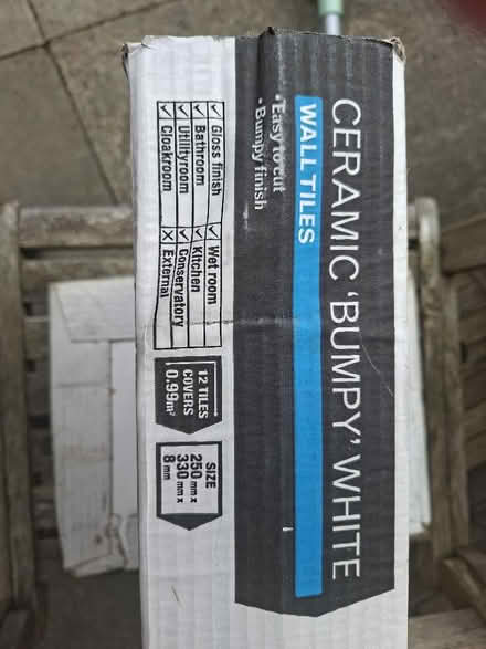 Photo of free 5 boxes of white tiles (Dronfield Woodhouse S18) #3
