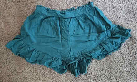 Photo of free Teal Ruffle Shorts Small (West 7th) #1
