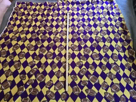 Photo of free Purple & Yellow Football Fleece (West 7th) #1