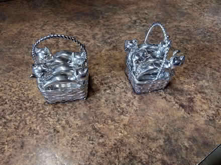 Photo of free 8 metal cat serviette rings (Fords Farm RG31) #2