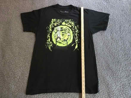 Photo of free Rick and Morty Black Tee Medium (West 7th) #4