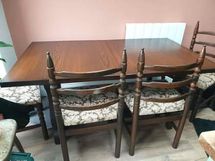 Photo of free Table and 4 chairs (Middlewood SK7) #1