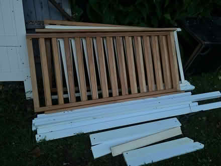 Photo of free Wooden Cot (Bampton OX18) #1