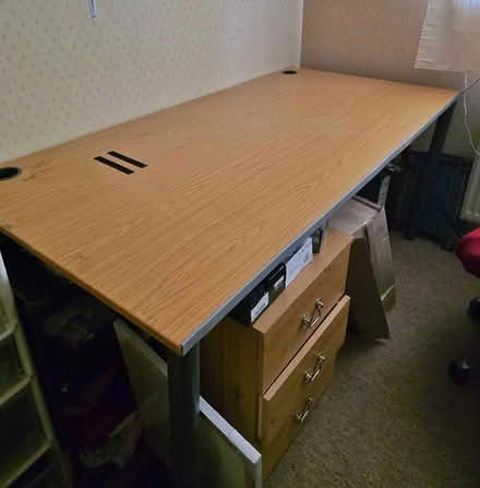 Photo of free Large work table/desk (Barlaston Park ST12) #1
