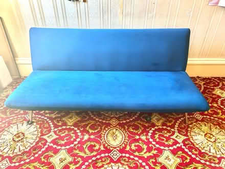 Photo of free Blue John Lewis Sofa Bed (Lymm) #1
