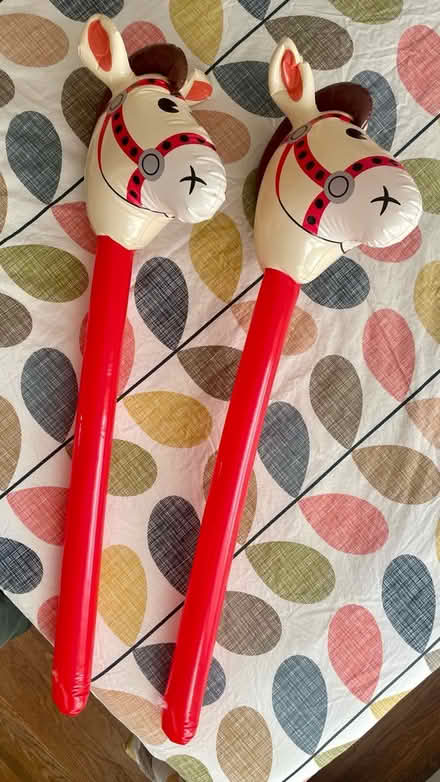 Photo of free Inflatable Hobby Horses (new-ish) (North Berkeley) #1