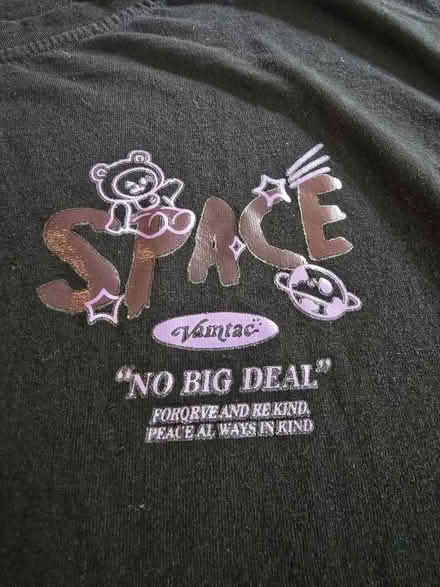 Photo of free Black Space T-shirt Large (West 7th) #3