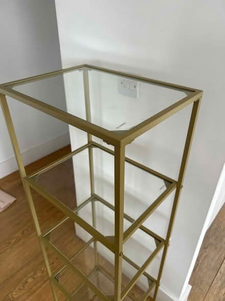 Photo of free Gold glass shelves (Finsbury Park N7) #2