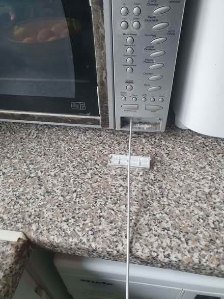 Photo of free Microwave Combi With Broken Open Buttob (Peachcroft OX14) #2