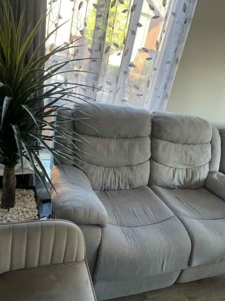 Photo of free 2 & 3 seater sofa grey sofa (Gorton M18) #1