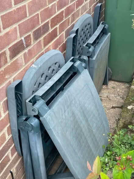 Photo of free 2 Green plastic loungers (RH13) #1