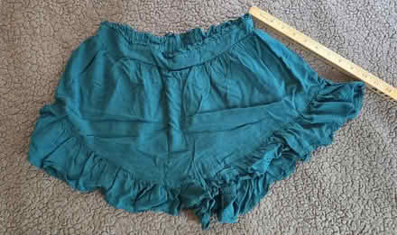 Photo of free Teal Ruffle Shorts Small (West 7th) #2