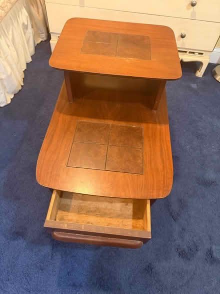 Photo of free Two-Tier Wooden Table (Danbury off Federal Road) #1