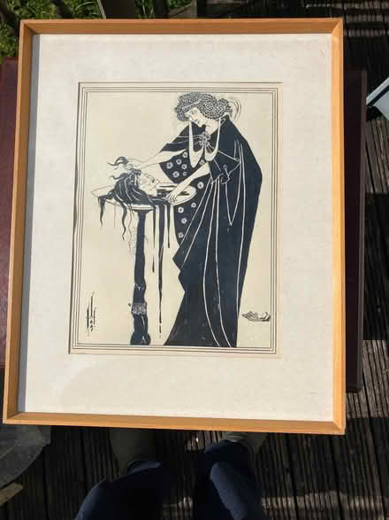 Photo of free Framed copies of Aubrey Beardsley Prints (Catchgate Plantation NN12) #3