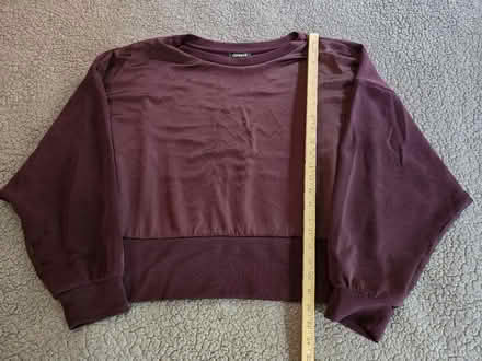 Photo of free Purple Dolman Sleeve Top Medium (West 7th) #2