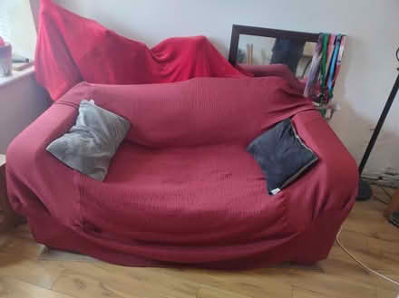 Photo of free Two-seater Sofa (Can deliver) (Barrack Street) #1