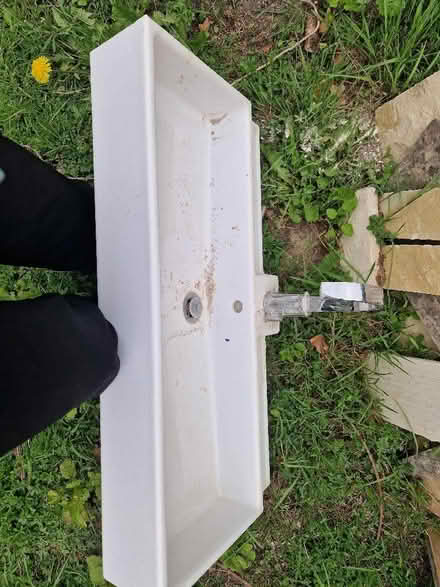 Photo of free Ikea sink cabinet with sink (Maple Cross WD3) #3
