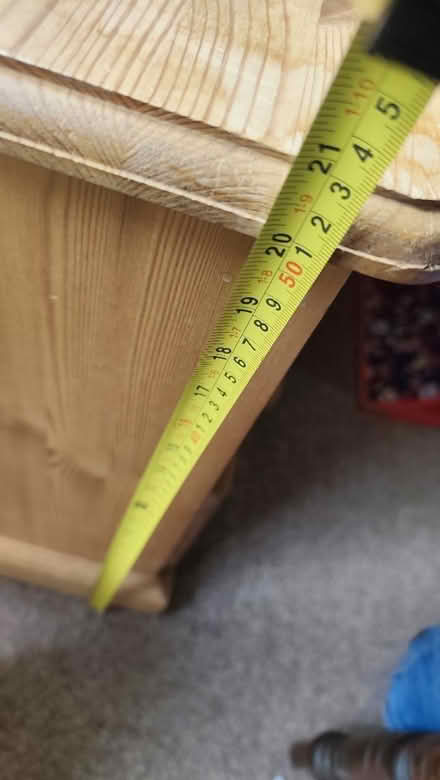 Photo of free TV unit solid pine (Wessex Road SN14) #4