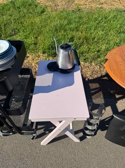 Photo of free small tables and housewares (Branford Point) #3