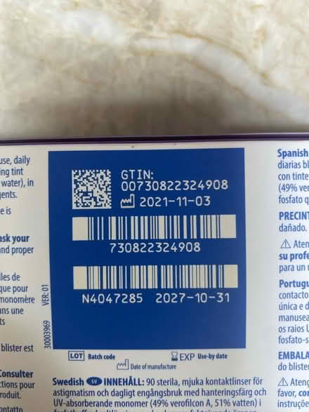 Photo of free Precision One-Day Contact Lenses (Annandale / North Springfield) #2