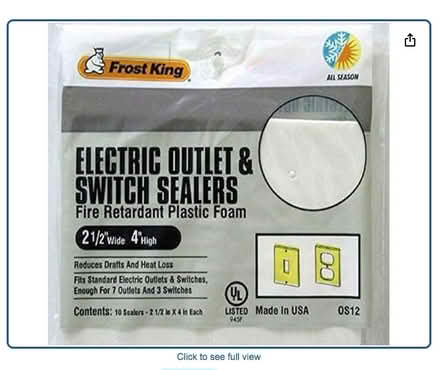 Photo of free Electrical outlet/switch Sealer (Sunnyvale CA) #1