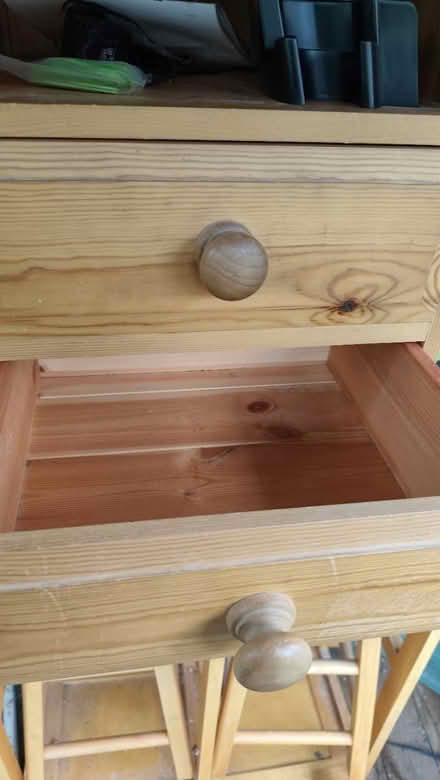 Photo of free Bedside table solid pine (Wessex Road SN14) #4