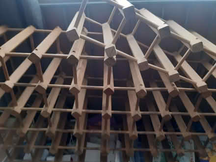 Photo of free 2 Wooden wine racks that fit together (adjustable size) (Gilmerton EH17) #2