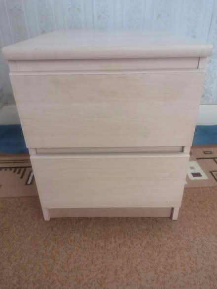 Photo of free IKEA bedside cabinet with drawers (TW7 4) #3