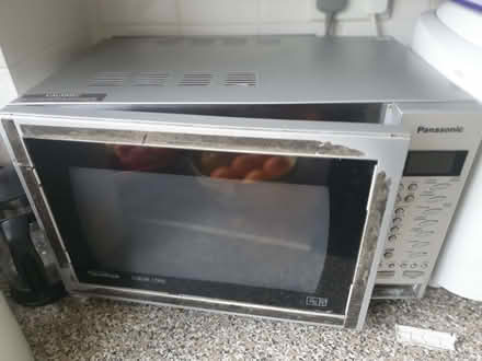 Photo of free Microwave Combi With Broken Open Buttob (Peachcroft OX14) #1