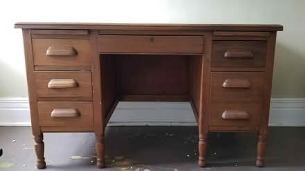 Photo of free Antique oak desk (Annex) #1