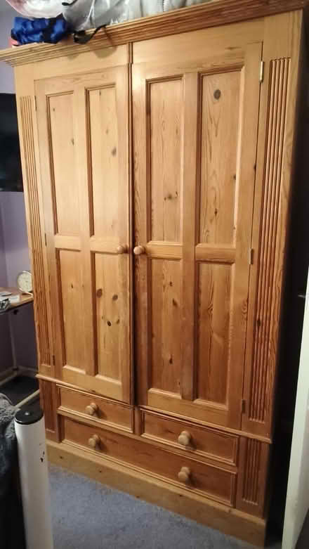 Photo of free Pine wardrobe (Wessex Road SN14) #1