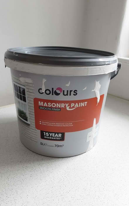 Photo of free White masonry paint (Grayrigg LA8) #2