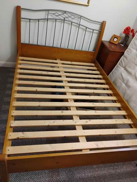 Photo of free Solid Pine double bed (WA166PT) #3