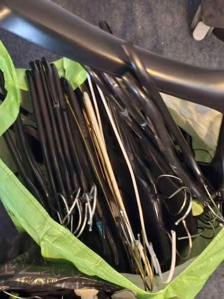 Photo of free Big bag of hangers (Rowhedge CO5) #3