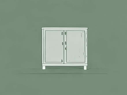 Photo of Medium sized free standing cupboard (Winklebury RG23) #1