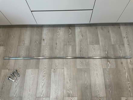 Photo of free Silver Metal Curtain Pole (Merrow GU1) #1