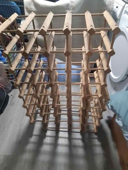 Photo of free 2 Wooden wine racks that fit well (Edinburgh EH17) #3