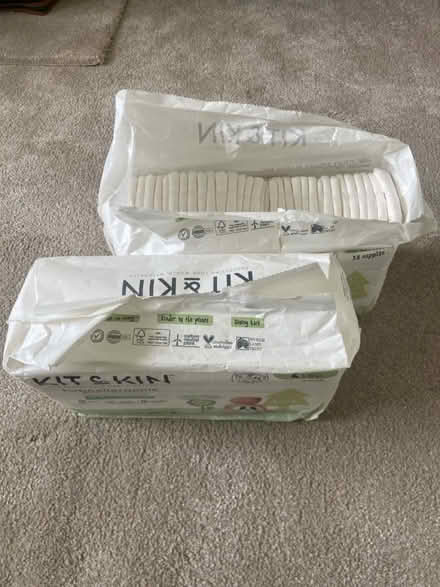 Photo of free 72 Kit & Kin size 2 nappies (Eltham, SE9) #2
