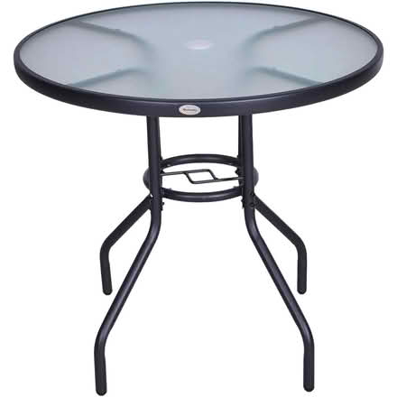 Photo of Small round glass garden table (ME5 walderslade) #1