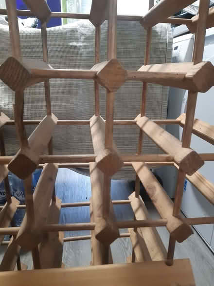Photo of free 2 Wooden wine racks that fit together (adjustable size) (Gilmerton EH17) #4