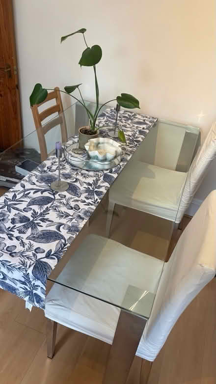 Photo of free Glass top table (Putney SW15) (SW15) #1