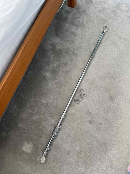 Photo of free Curtain pole silver (Stanway, CO3) #1