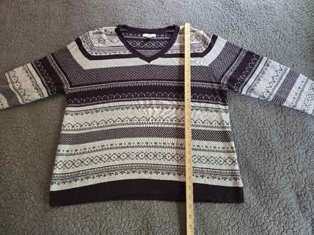 Photo of free Purple and White Sweater XXL (West 7th) #4