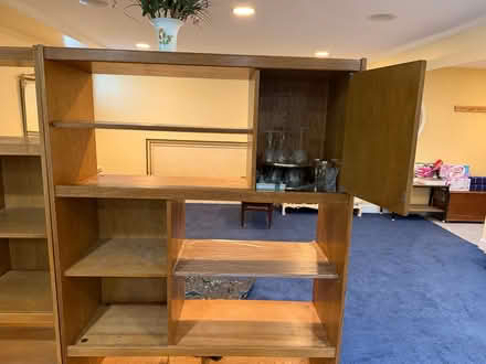 Photo of free 2 wooden shelving units / bookcases (Danbury off Federal Road) #2