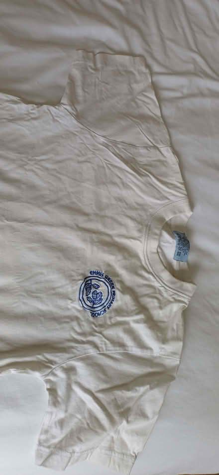 Photo of free Emmer Green Primary pe t shirt, age 10 (Buggs Bottom RG4) #1