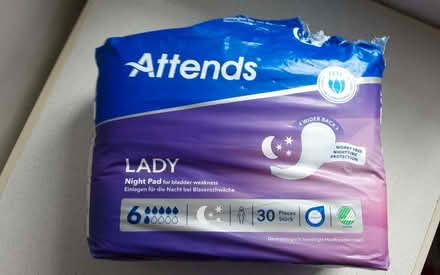 Photo of free Night time incontinence pads (Grayrigg LA8) #2