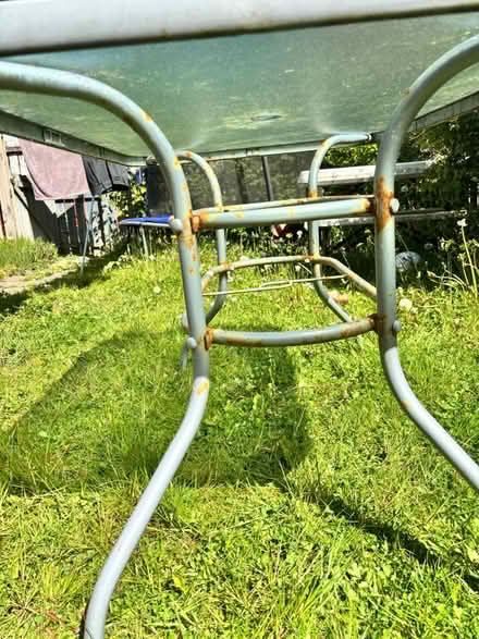 Photo of free Garden Table, 4 chairs w/parasol (East Kilbride) #2