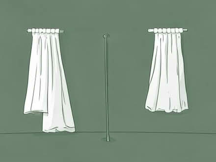 Photo of No drill curtain pole (Matlock DE4) #1